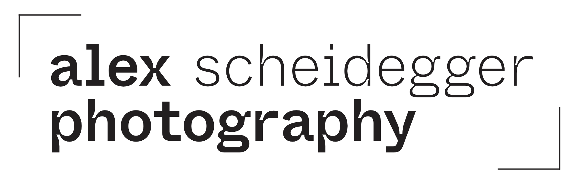 Alex Scheidegger Photography Logo